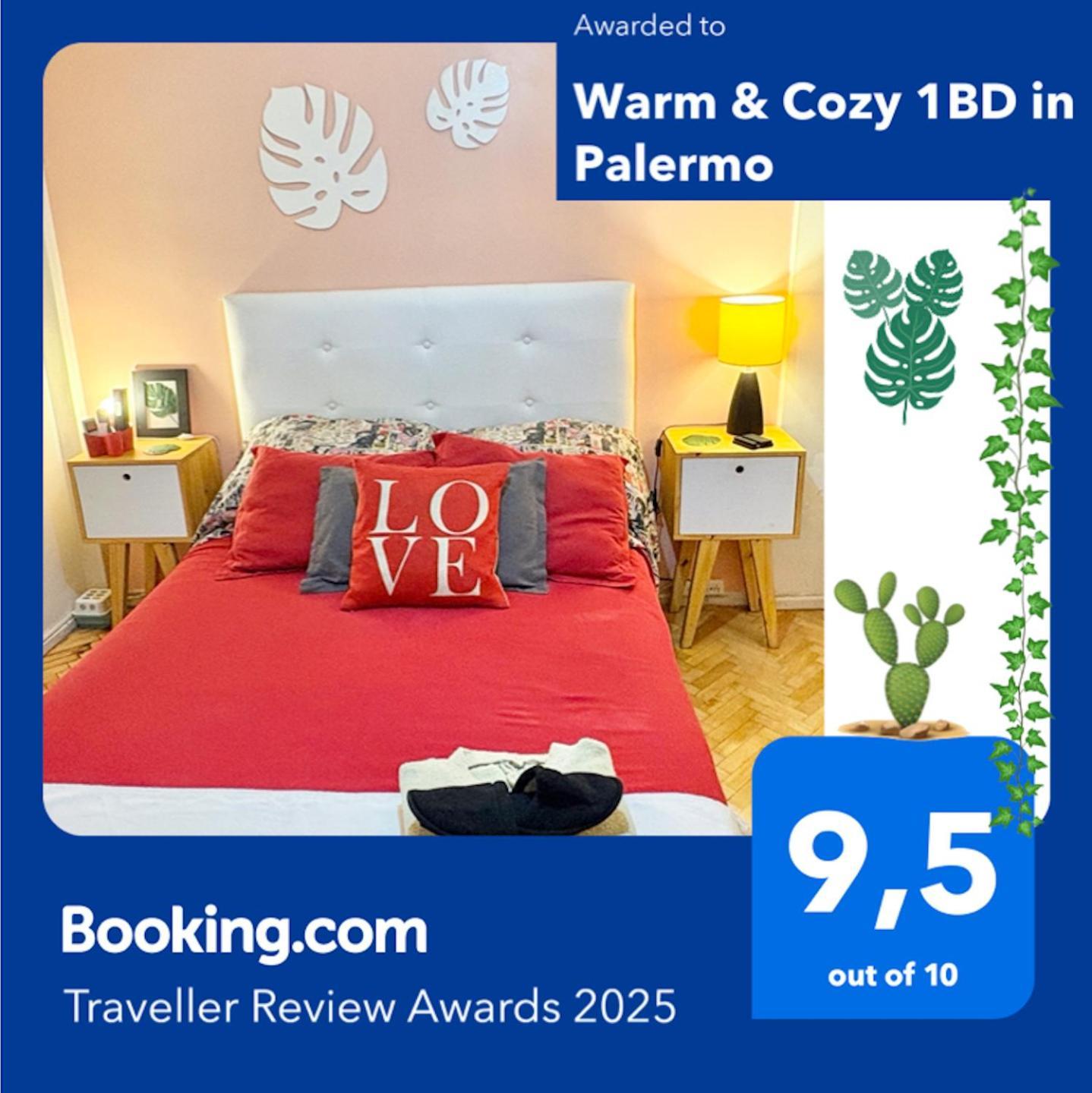 Warm & Cozy 1Bd In Palermo Lejlighed Buenos Aires Eksteriør billede